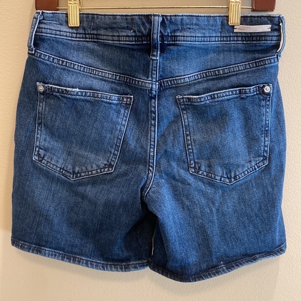 Pilcro and the Letterpress slim boyfriend denim jean shorts size 27 - Picture 2 of 6